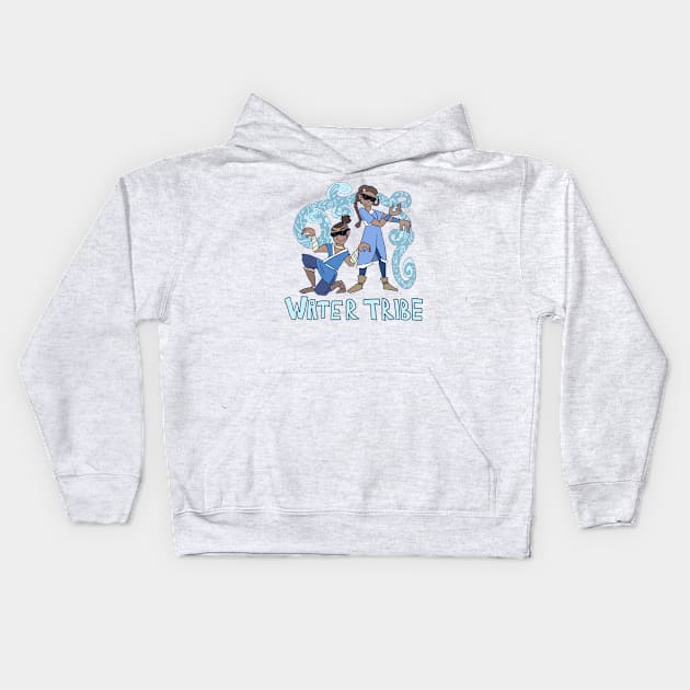 Water Tribe Kids Hoodie by sky665